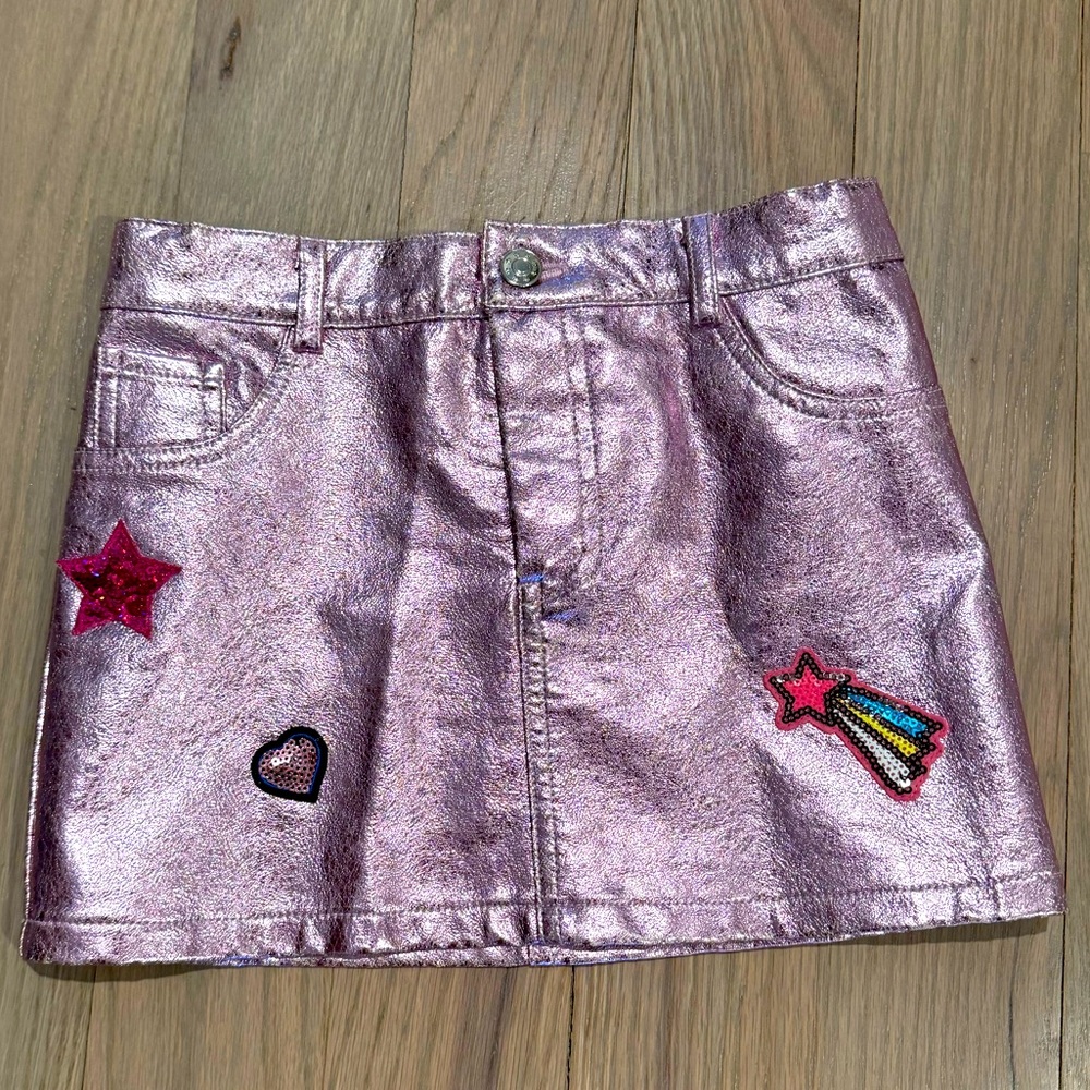Girls metallic Baby Sara skirt size 4